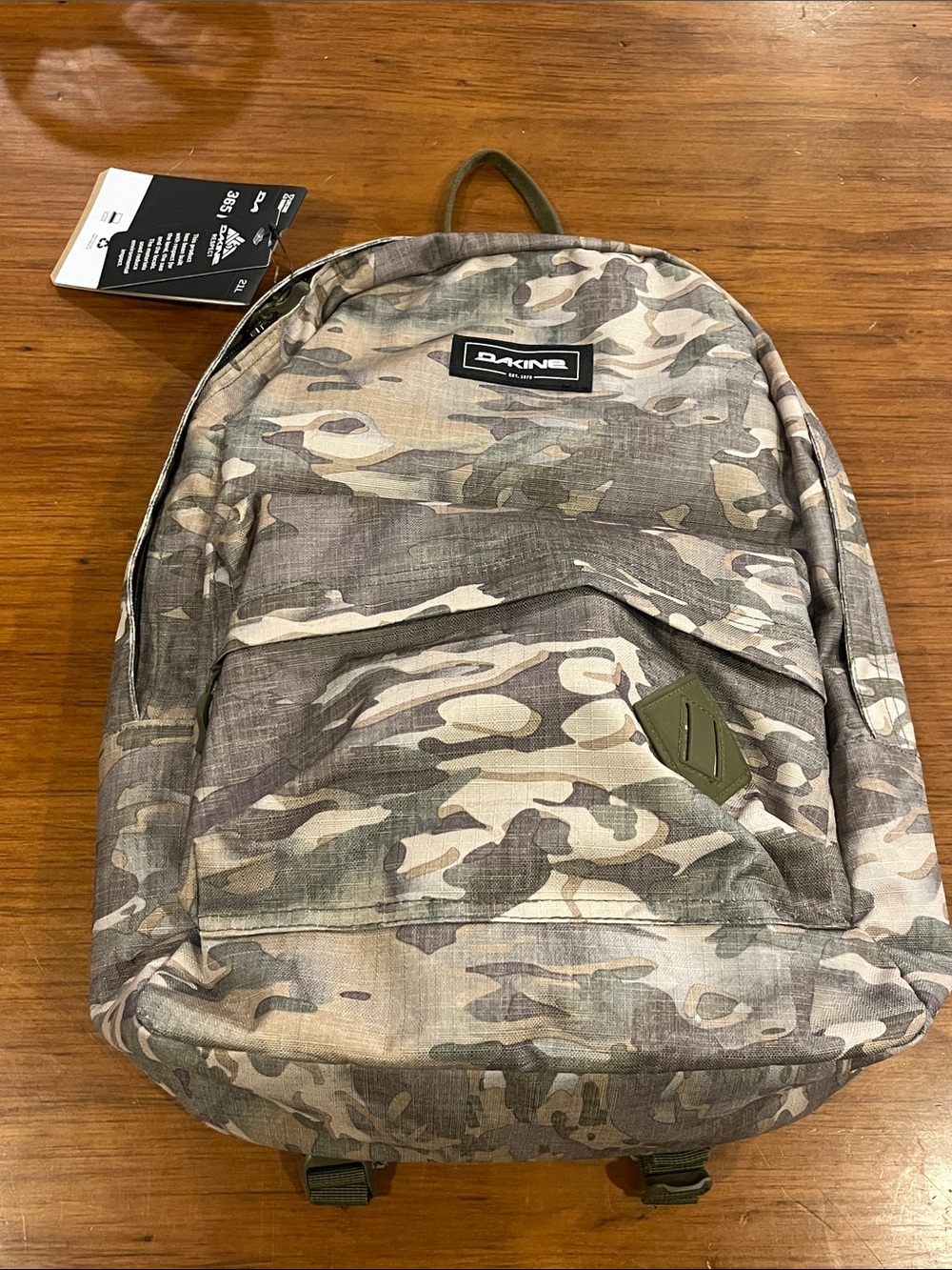 Dakine 365 Backpack Bag 21L Vintage Camo new Laptop Sleeve